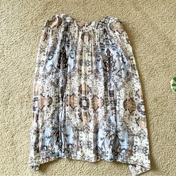 🎃 Free People Darcy Floral Swing High-Low Sleeveless Boho Top Small - Picture 10 of 16